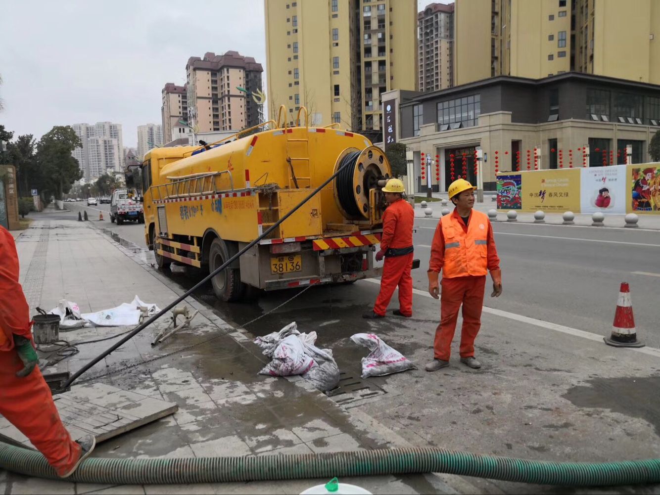 武平排污管道清淤-管道清洗